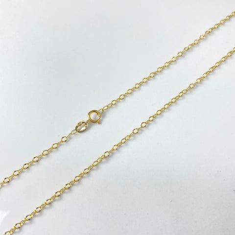 Cadena Italy Aro Seguido Oro amarillo 18k 1,36 Gr / 1,4 mm / 45 Cm *