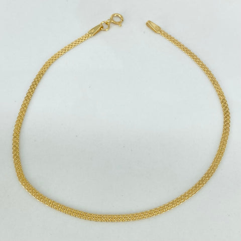 Pulso ● Chino Oro amarillo 18k +1 / 1,15 Gr / 1,8 mm / 19,5 Cm *