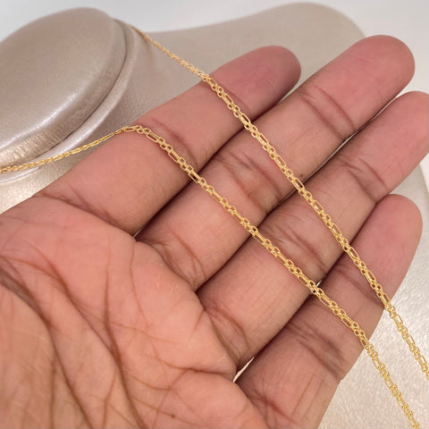 Cadena ● China Oro amarillo 18k 4,69 Gr / 1,7 mm / 60 Cm