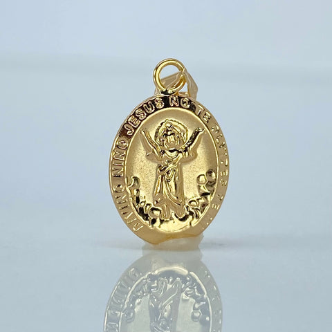 Dije Divino Niño Oro amarillo 0,64 Gr / 2 Cm †