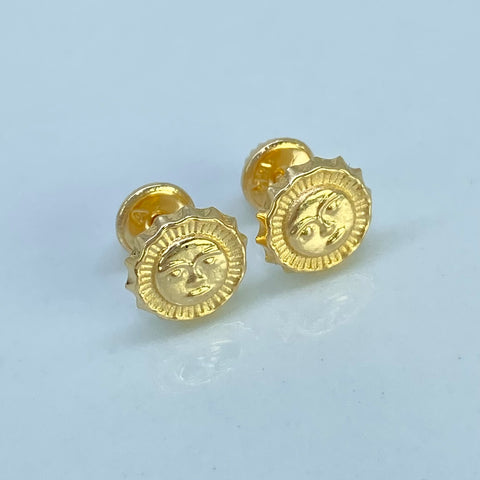 Topos Sol Troquelado Oro amarillo 18k 0,8 Gr / 7,7 mm  *