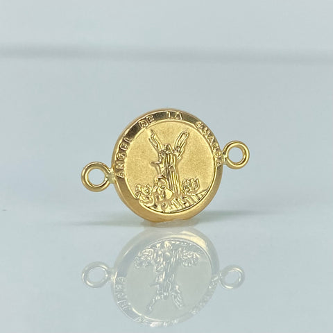 Herraje Angel De La Guarda Oro amarillo 18k 0,75 Gr / 1,9 Cm *