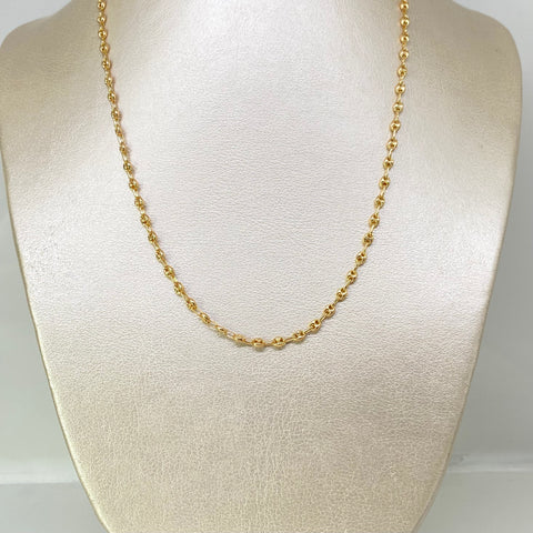 Cadena GC Oro amarillo 18k 4,65 Gr / 3 mm / 46 Cm *