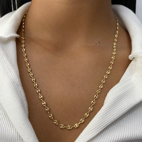 Cadena GC Oro amarillo 18k 6,83 Gr / 4 mm / 54 Cm