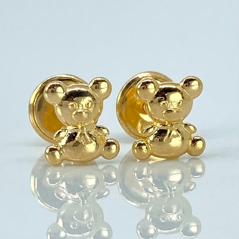 Topos Oso Oro amarillo 18k 0,83 Gr / 5,6 mm †