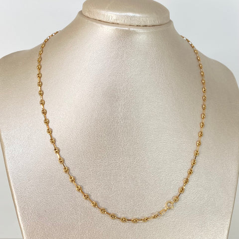 Cadena GC Oro amarillo 18k 4,75 Gr / 3,3 mm / 50 Cm †