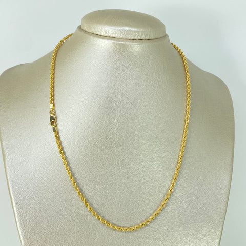 Cadena ● Lazo Oro amarillo 18k +1 / 4,65 Gr / 2,7 mm / 45 Cm *