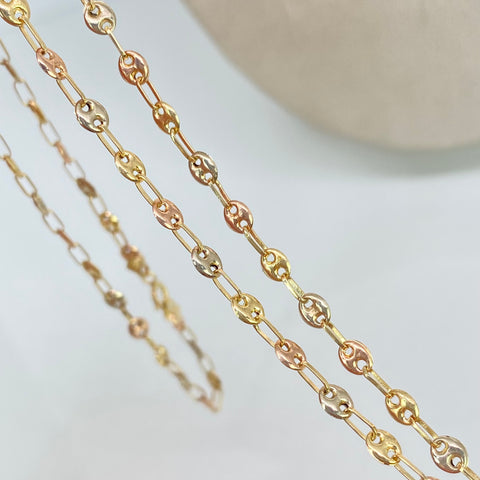 Cadena GC Tres oros 18k 4,01 Gr / 3,3 mm / 45 Cm *