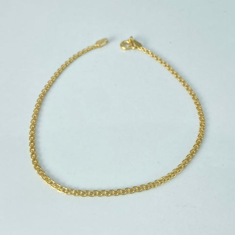 Pulso ● Chino Oro amarillo 18k +1 / 1,1 Gr / 1,7 mm / 20,3 Cm