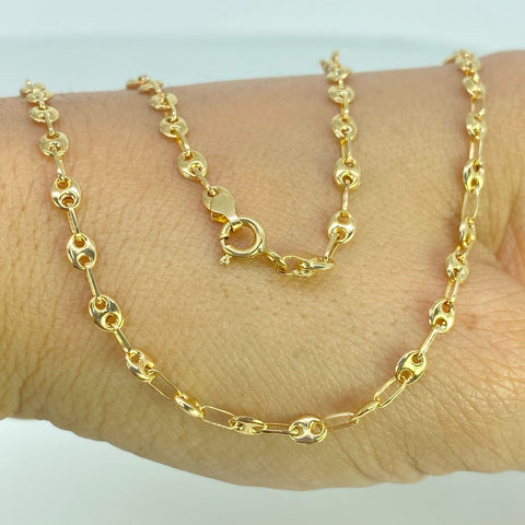 Cadena GC Oro amarillo 18k 4,30 Gr / 3,3 mm / 46 Cm *