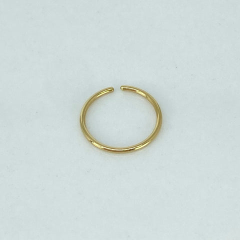 Piercing  Aro / Oro Amarillo 18k (Joya) / 0,2gr / 1.1cm / (Oreja)
