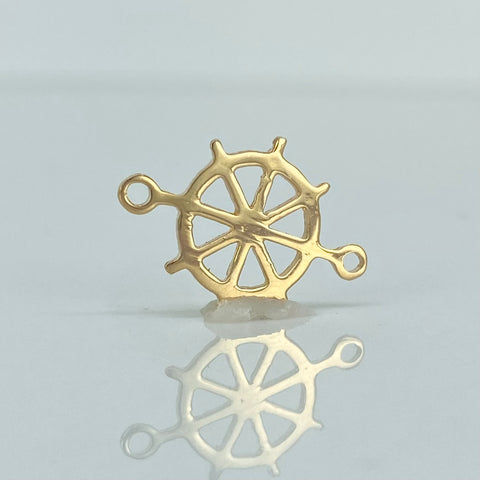 Herraje Timon Oro amarillo 18k 0,75 Gr / 1,9 Cm  *