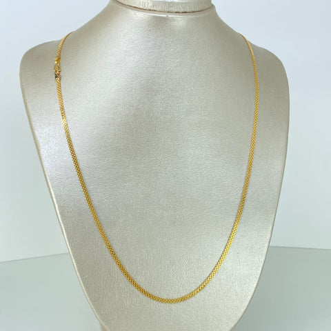 Cadena ● China Oro amarillo 18k 7,40 Gr / 2,3 mm / 60 Cm *