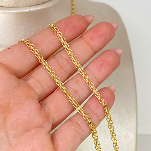 Cadena ● China Oro amarillo 18k 5,8 Gr / 3,2 mm / 60 Cm