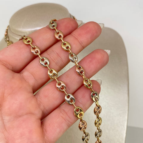 Cadena GC Tres oros 18k 13,11 Gr / 6,5 mm / 50 Cm