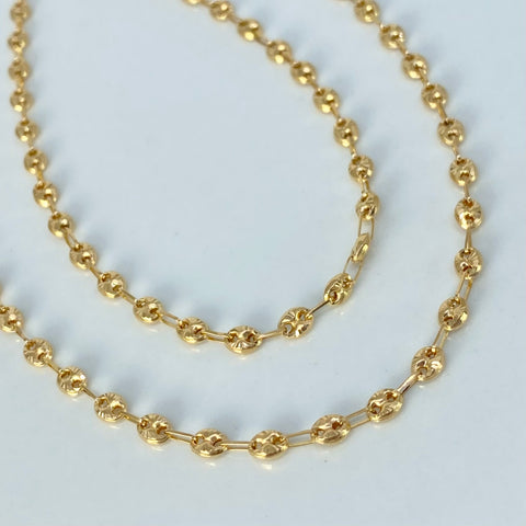 Cadena GC Diamantado Oro amarillo 5,75 Gr / 3,3 mm / 50 Cm †