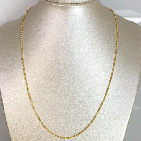 Cadena Italy Lazo Oro amarillo 18k +1 / 1,83 Gr / 1,5 mm / 50 Cm