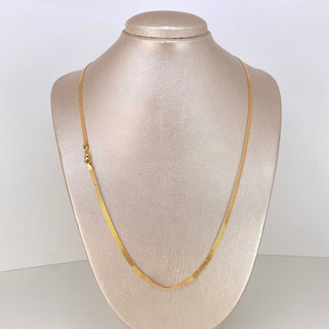 Cadena ● China Oro amarillo 18k 6,14 Gr / 2,8 mm / 60 Cm