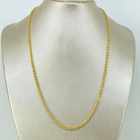Cadena ● Lazo Oro amarillo 18k +1 / 4,12 Gr / 2,6 mm / 50 Cm