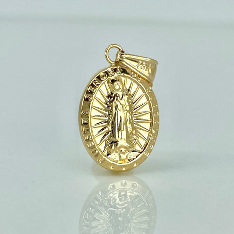Dije Virgen Guadalupe Oro amarillo 1,07 Gr / 2,5 Cm