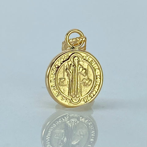 Dije San Benito Oro amarillo 0,4 Gr / 1,5 Cm †