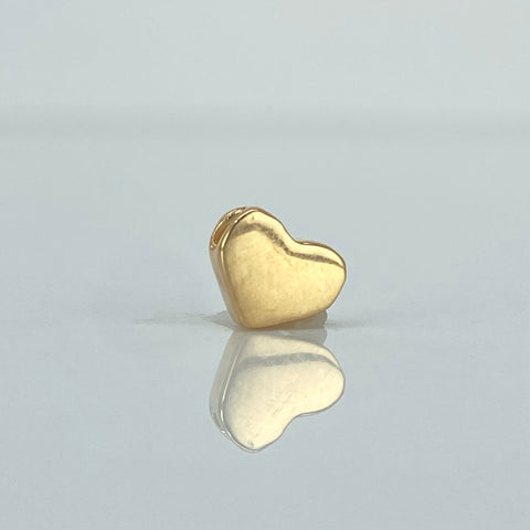 Herraje Corazon Oro amarillo 18k 0,42 Gr / 6 Cm  *