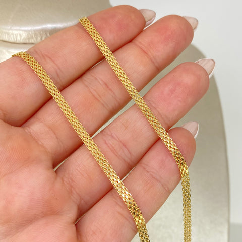 Cadena ● China Oro amarillo 18k 6,35 Gr / 2,8 mm / 60 Cm †