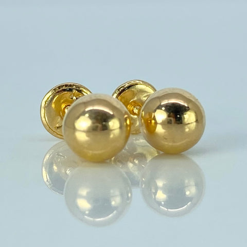 Topos Bolas Lisas Oro amarillo 0,65 Gr / 6 mm