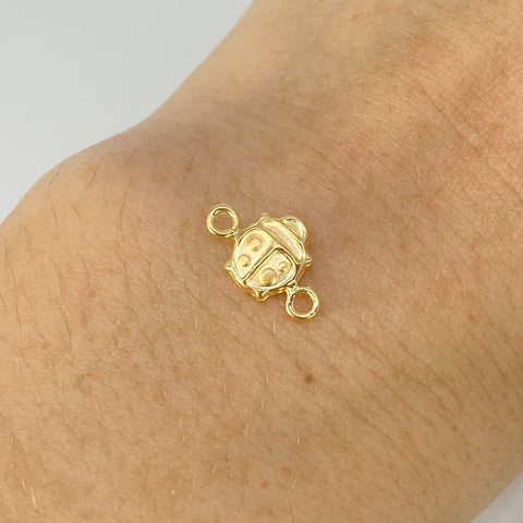 Herraje Mariquita Oro amarillo 18k 0,33 Gr / 1,4 Cm *
