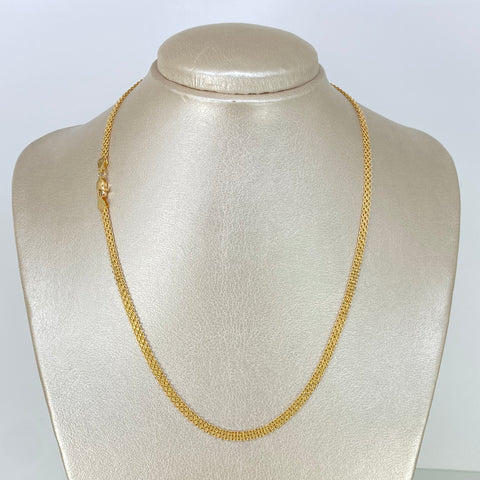 Cadena ● China Oro amarillo 18k 4,5 Gr / 3,3 mm / 45 Cm †
