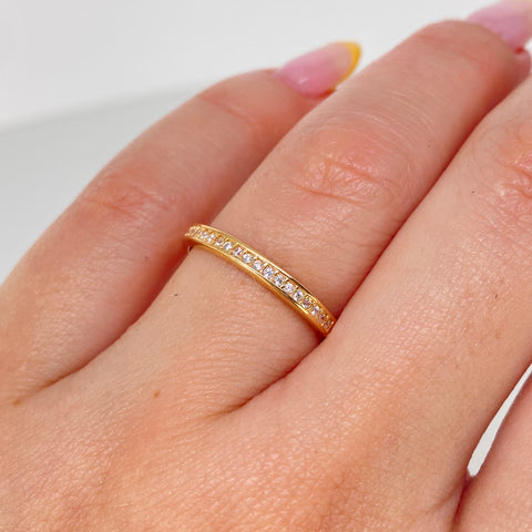 Anillo Churumbela Oro amarillo / Talla 6 1/4 / 1,75 Gr †