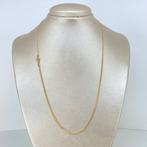 Cadena ● China Oro amarillo 18k 3,59 Gr / 2 mm / 50 Cm †