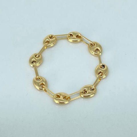 Anillo GC 8 Eslabones Oro amarillo / Talla 4/5 / 0,55 Gr / 3,3 mm