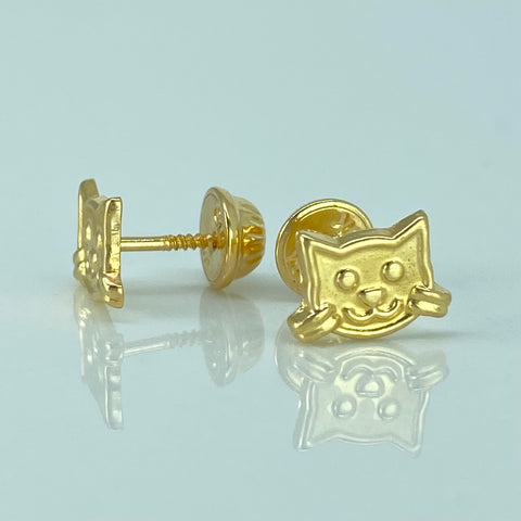 Topos Gato Oro amarillo 0,7 Gr / 8,2 mm *