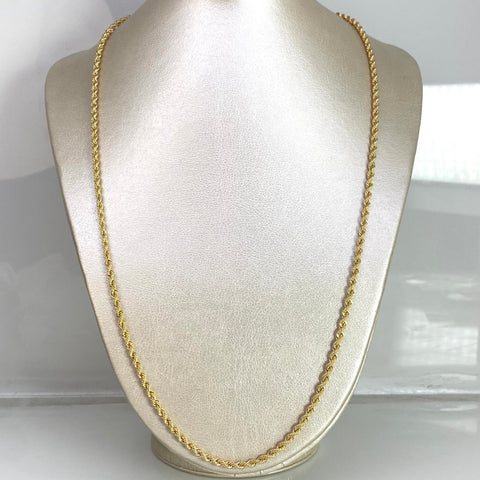 Cadena Italy Lazo Oro amarillo 18k +1 / 8,82 Gr / 3 mm / 65 Cm
