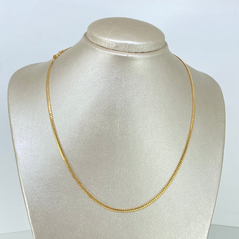 Cadena ● Serpiente Oro amarillo 18k +3 / 4,02 Gr / 2,5 mm / 45 Cm *