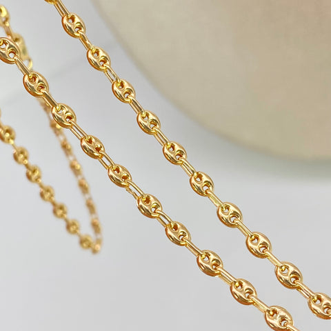 Cadena GC Oro amarillo 18k 5,08 Gr / 3,3 mm / 44 Cm *