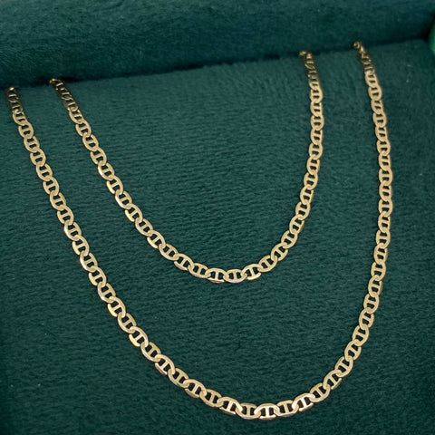 Cadena ● Escalera Plana Oro amarillo 18k 2,31 Gr / 2 mm / 40 Cm