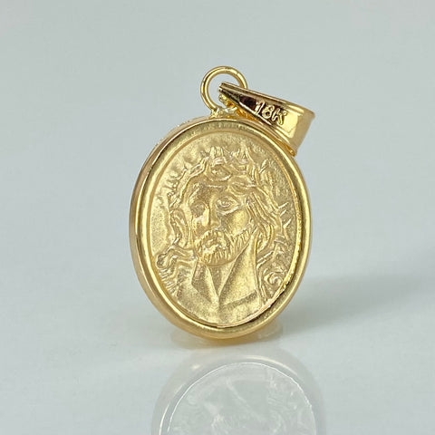 Dije Rostro Jesus Oro amarillo 18k 1,05 Gr / 2,5 Cm