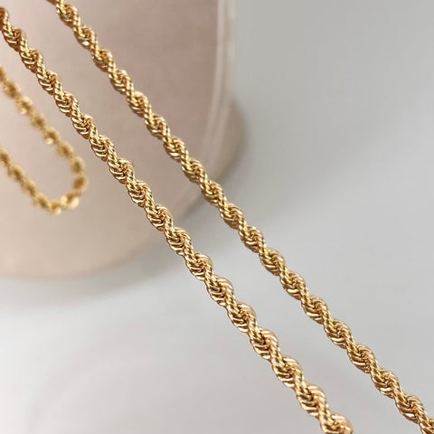 Cadena ● Lazo Oro amarillo 18k +1 / 5,34 Gr / 2,8 mm / 45 Cm