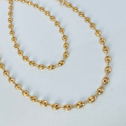 Cadena GC Diamantada Oro amarillo 5,40 Gr / 3,3 mm / 45 Cm*