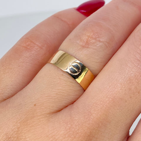 Anillo Tornillo CT Oro amarillo / Talla 5 1/2 / 1,53 Gr