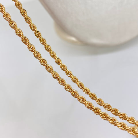 Cadena ● Lazo Oro amarillo 18k +1 / 5,32 Gr / 2,7 mm / 60 Cm †