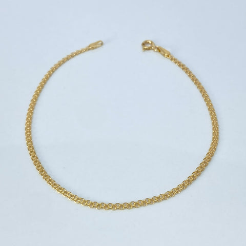 Pulso ● Chino Oro amarillo 18k +1 / 1,63 Gr / 2 mm / 20,5 Cm