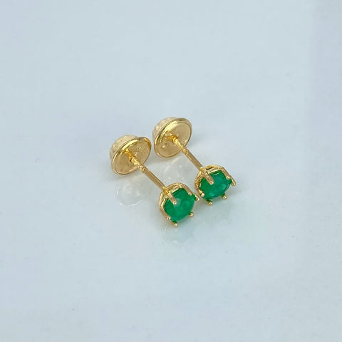 Topos Esmeraldas 46PTS Oro amarillo 0,7 Gr / 4 mm *