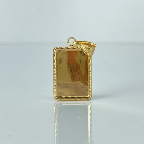 Dije Placa Rectangular Oro amarillo 1,45 Gr / 2,8 Cm *