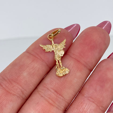 Dije San Miguel Arcangel Oro amarillo 1,06 Gr / 2,5 Cm
