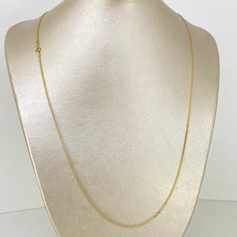 Cadena ● China Oro amarillo 18k 3,15 Gr / 1,4 mm / 60 Cm *