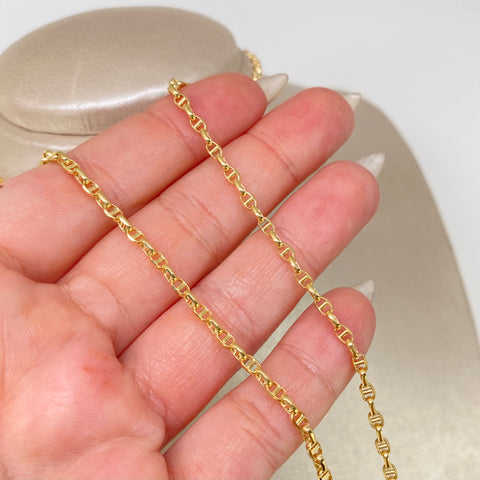 Cadena ● GC Italy Oro amarillo 18k +1 / 4,15 Gr / 2,6 mm / 50 Cm *