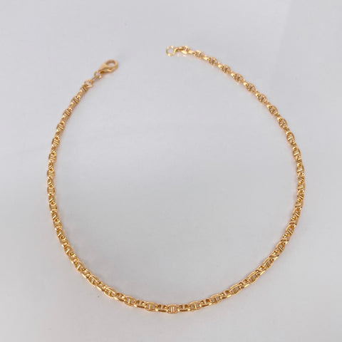 Tobillera ● GC Italy Oro amarillo 18k +2 / 2,25 Gr / 2,5 mm / 25 Cm *